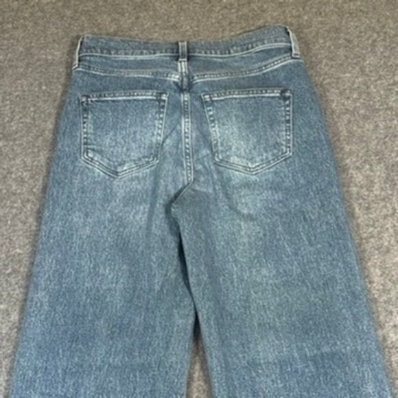 AYR Wide Leg Secret Sauce Comfort Stretch Jeans Size 28S Med Wash Lux Denim Boho - Picture 5 of 13